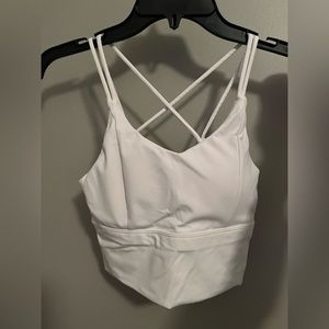 White work out top